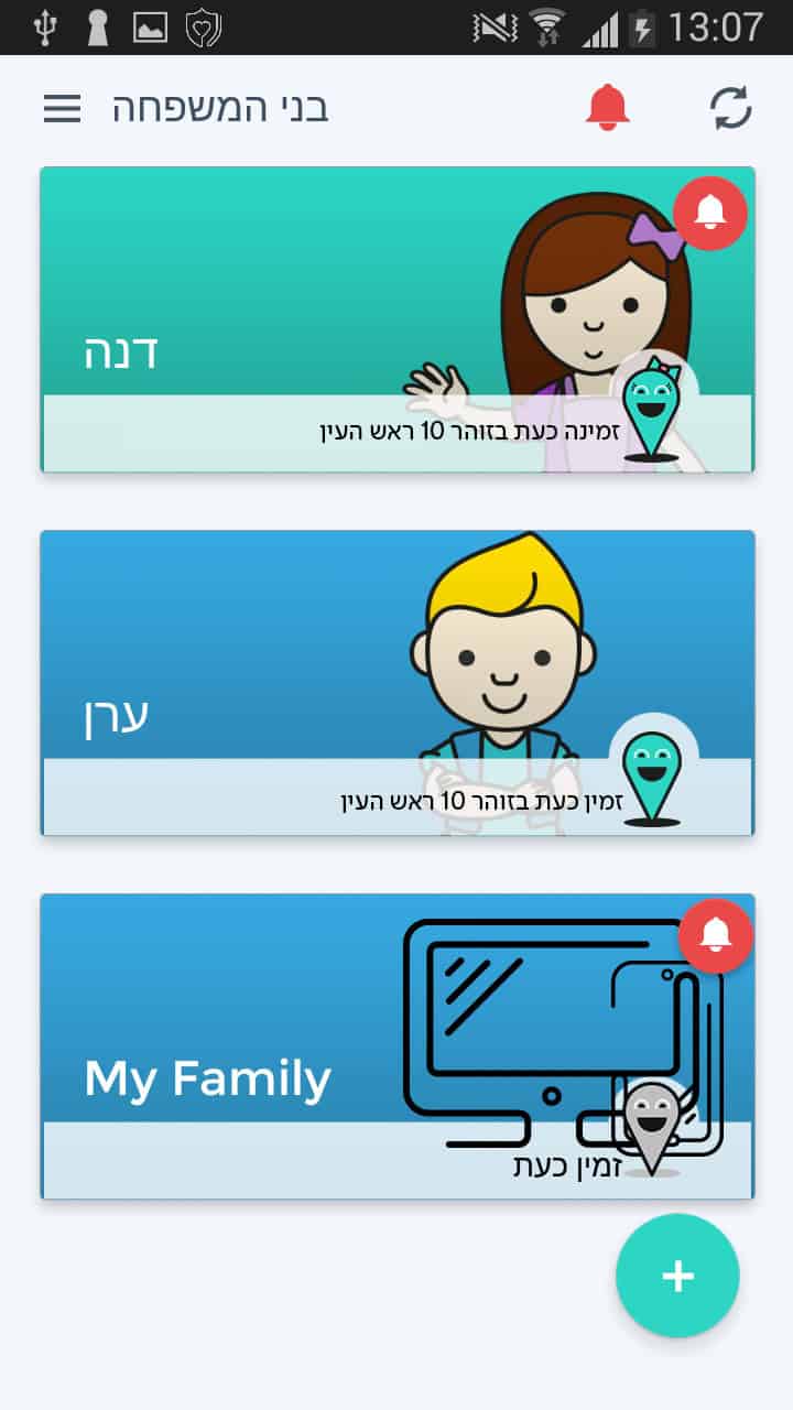 אפליקציות מעקב של פרטנר